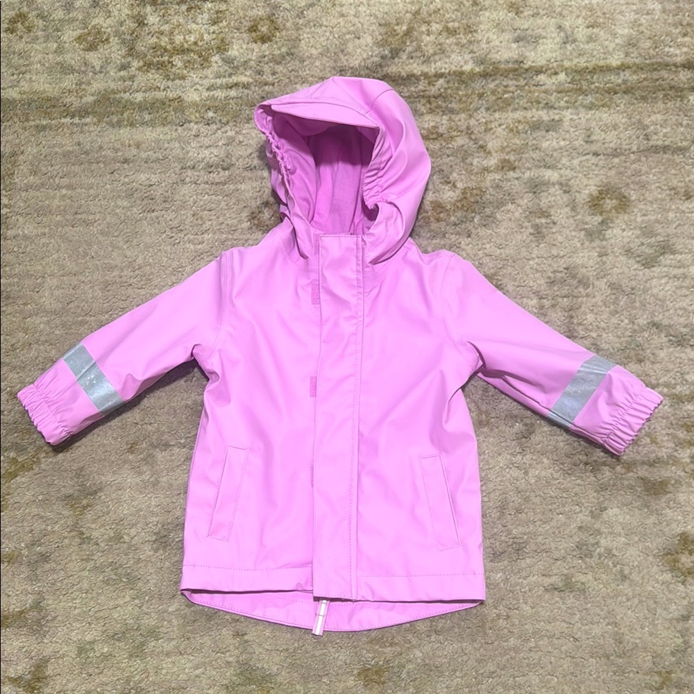 Cat & Jack Toddler Solid Rain Coat Mauve 12M